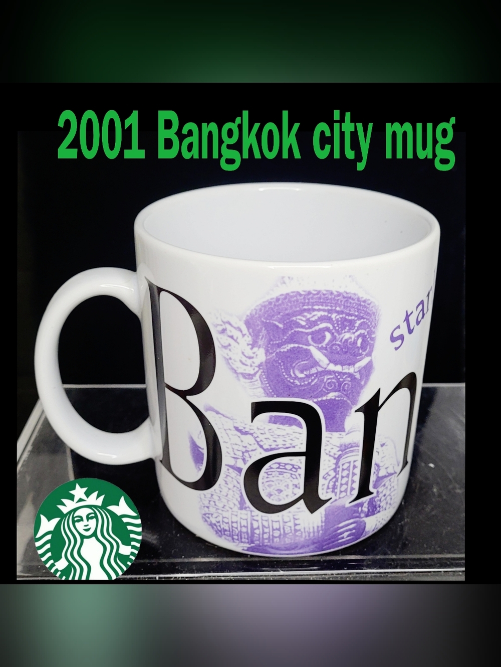 Starbucks 2001 Bangkok Ceramic City Mug Series